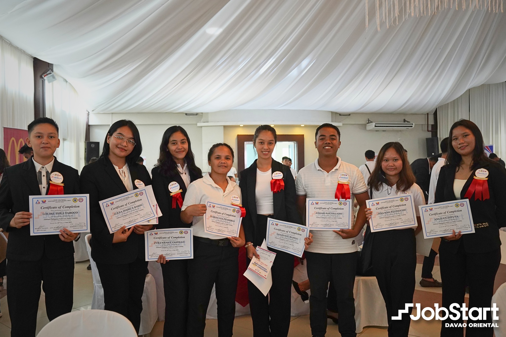 First JobStart Batch in Davao Oriental: 87 Graduates, 45 Hired on the Spot